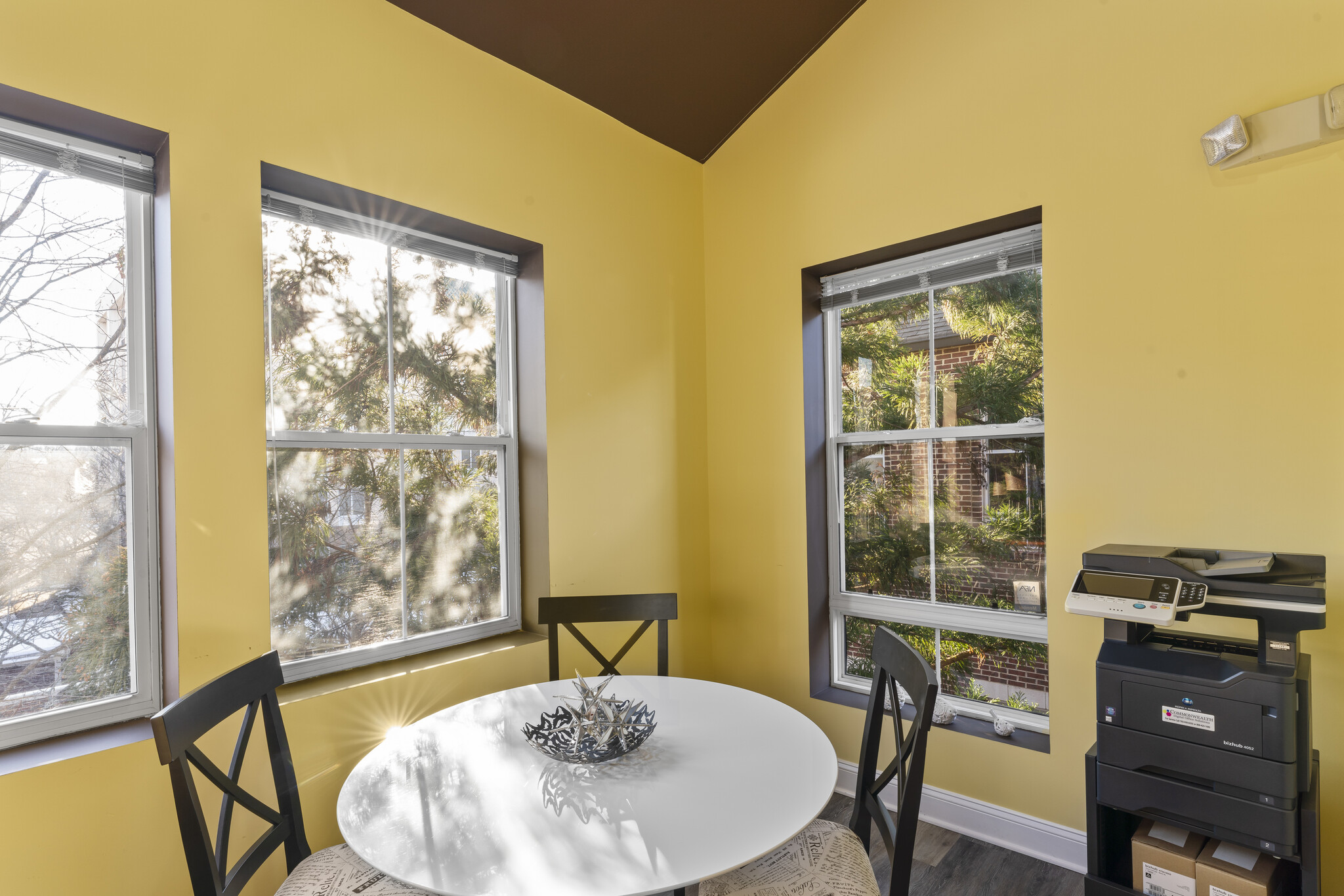 Private office with window